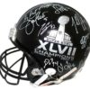 2012 Baltimore Ravens Team Signed Proline SB XLVII Helmet 28 Sigs JSA LOA 14799