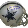 Chuck Howley Autographed/Signed Dallas Cowboys Mini Helmet SB V MVP JSA 14950
