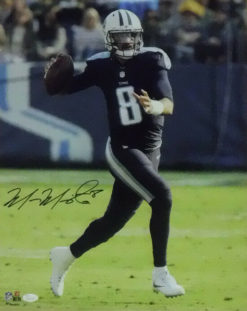 Marcus Mariota Autographed/Signed Tennessee Titans 16x20 Photo JSA 14989 PF