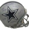 Tony Dorsett Autographed/Signed Dallas Cowboys Authentic Helmet Stat JSA 15012