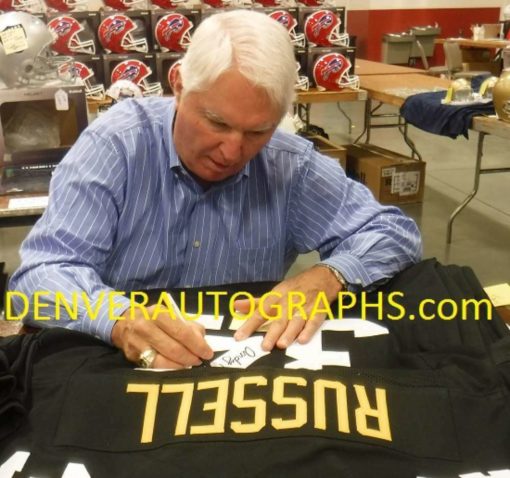 Andy Russell Autographed Pittsburgh Steelers XL Black Jersey SB IX X JSA 15023