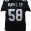 Thomas Davis Autographed/Signed Carolina Panthers Black XL Jersey JSA 15049