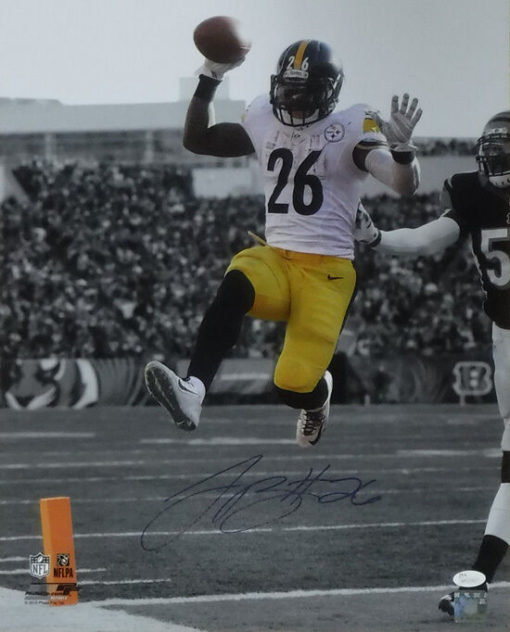Le'Veon Bell Autographed/Signed Pittsburgh Steelers 16x20 Photo JSA 15055 PF