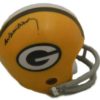 Willie Wood Autographed/Signed Green Bay Packers 2-Bar Mini Helmet JSA 15062