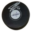 John Carlson Autographed/Signed Washington Capitals Logo Hockey Puck JSA 15107