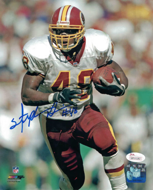 Stephen Davis Autographed/Signed Washington Redskins 8x10 Photo JSA 15112