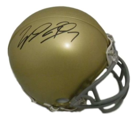 Will Fuller Autographed/Signed Notre Dame Fighting Irish Mini Helmet JSA 15130