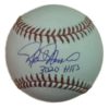 Rafeal Palmeiro Autographed Texas Rangers OML Baseball 3020 Hits JSA 15165