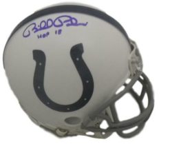 Bill Polian Autographed Indianapolis Colts Riddell Mini Helmet HOF JSA 15172