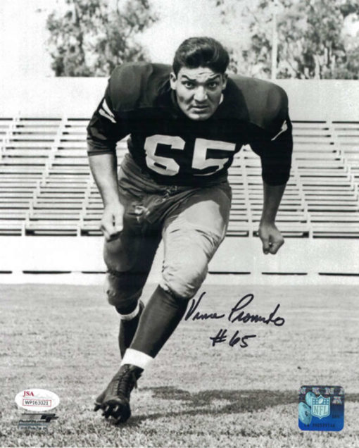 Vince Promuto Autographed/Signed Washington Redskins 8x10 Photo JSA PF