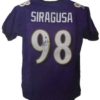 Tony Siragusa Autographed Baltimore Ravens Purple XL Jersey 15191 XXXV JSA 15191