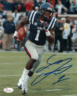 Laquon Treadwell Autographed/Signed Ole Miss Rebels 8x10 Photo JSA 15216