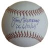Jim Bunning Autographed/Signed Detroit Tigers OML Baseball PG 6/21/64 JSA 15248