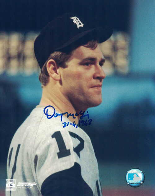 Denny Mclain Autographed Detroit Tigers 8×10 Photo 31-6 Close Up 15315 –  Denver Autographs