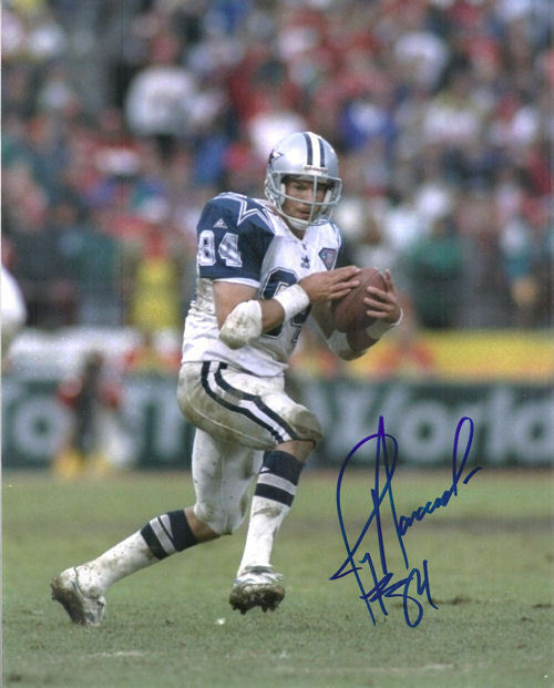 Jay Novacek Autographed/Signed Dallas Cowboys 8x10 Photo 1994 Thanksgiving 15321