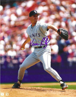 Kevin Ritz Autographed/Signed Colorado Rockies 8x10 Photo 15339 PF