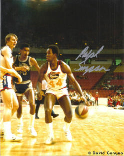 Ralph Simpson Autographed/Signed Denver Nuggets ABA 8x10 Photo 15344