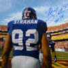 Michael Strahan Autographed New York Giants 16x20 Photo HOF JSA 15385 PF