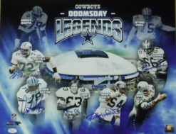 Dallas Cowboys Dommsday Autographed 16x20 Photo JSA 15403