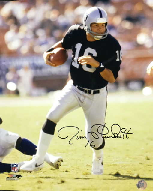 Jim Plunkett Autographed/Signed Oakland Raiders 16×20 Photo 15434