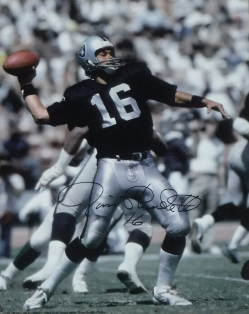 Jim Plunkett Autographed/Signed Oakland Raiders 16x20 Photo 15435