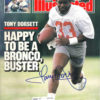 Tony Dorsett Signed Denver Broncos August 1988 Sports Illustrated JSA 15469