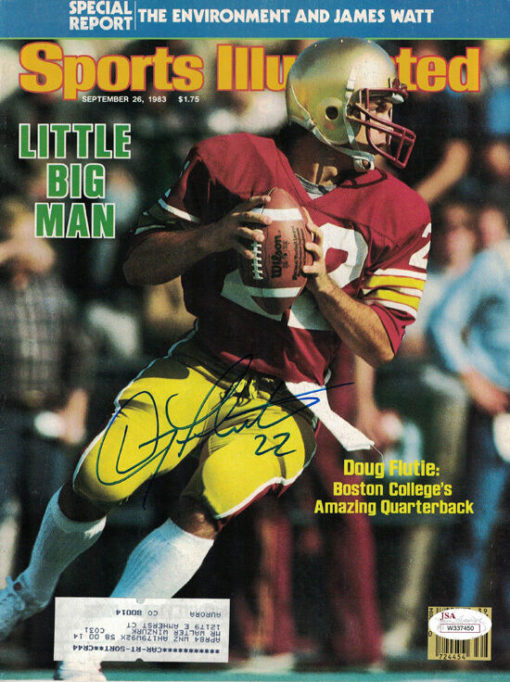 Doug Flutie Autographed Boston College Eagles 1983 Sports Illustrated JSA 15479