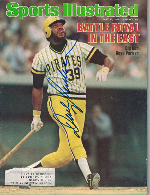 Dave Parker Autographed/Signed Pittsburgh Pirates 1977 Sports Illustrated 15527