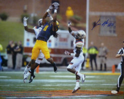 Kevin White Autographed/Signed West Virginia Mountaineers 16x20 Photo JSA 15583
