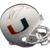 Ray Lewis Autographed/Signed Miami Hurricanes Replica Helmet JSA 15613