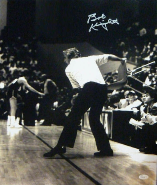 Bobby Knight Autographed/Signed Indiana Hoosiers 16x20 Photo JSA 15637