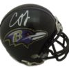 CJ Mosley Autographed/Signed Baltimore Ravens Mini Helmet JSA 15666