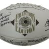 Hall Of Fame Autographed Collectors Edition Logo Football 18 Sigs JSA 15681