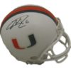Lamar Miller Autographed/Signed Miami Hurricanes Mini Helmet JSA 15699