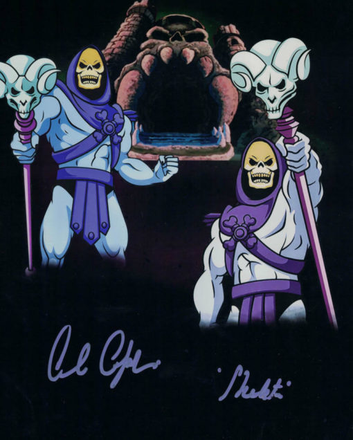 Alan Oppenheimer Autographed Skeletor 8x10 Photo Masters of the Universe 15763
