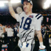 Peyton Manning Autographed Indianapolis Colts 8x10 Photo XLI JSA 15898 PF