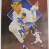 Sandy Koufax Autographed Brooklyn Dodgers Lithograph LE 477/950 BAS 16335