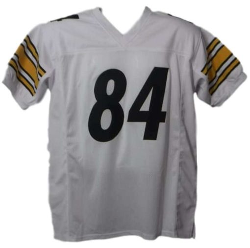 Antonio Brown Autographed Pittsburgh Steelers White XL Jersey JSA 16489