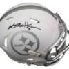 Antonio Brown Autographed/Signed Pittsburgh Steelers Ice Mini Helmet JSA 16517