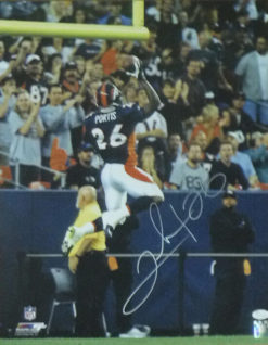 Clinton Portis Autographed/Signed Denver Broncos 16x20 Photo JSA 16814