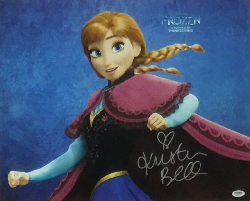 Kristen Bell Autographed/Signed Frozen 16x20 Photo Princess Anna PSA 16827