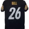 LeVeon Bell Autographed/Signed Pittsburgh Steelers Black XL Jersey JSA 16845