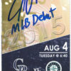 Jon Gray Autographed/Signed Colorado Rockies Ticket Stub MLB Debut JSA 16868