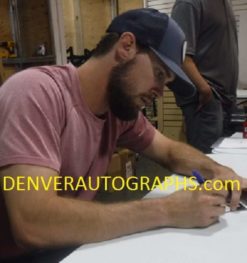 David Dahl Autographed/Signed Colorado Rockies Ticket Stub MLB Debut JSA 16877