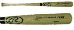 David Dahl Autographed/Signed Colorado Rockies Blonde Baseball Bat JSA 16881