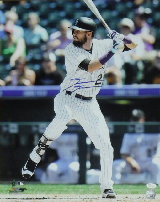 David Dahl Autographed/Signed Colorado Rockies 16x20 Photo JSA 16887