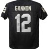 Rich Gannon Autographed/Signed Oakland Raiders XL Black Jersey NFL MVP 16892