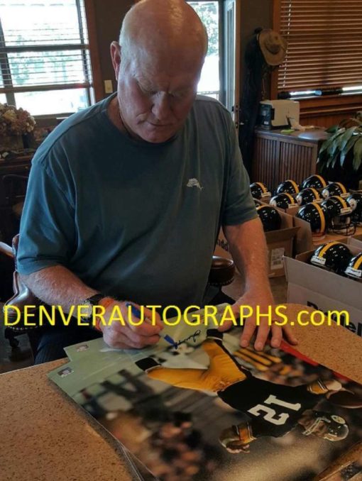 Terry Bradshaw Autographed/Signed Pittsburgh Steelers 16x20 Photo JSA 16907 PF