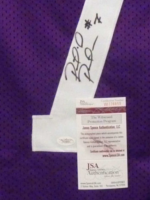 Patrick Peterson Autographed/Signed LSU Tigers Purple XL Jersey JSA 16961