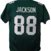 Keith Jackson Autographed/Signed Philadelphia Eagles Green XL Jersey 16962